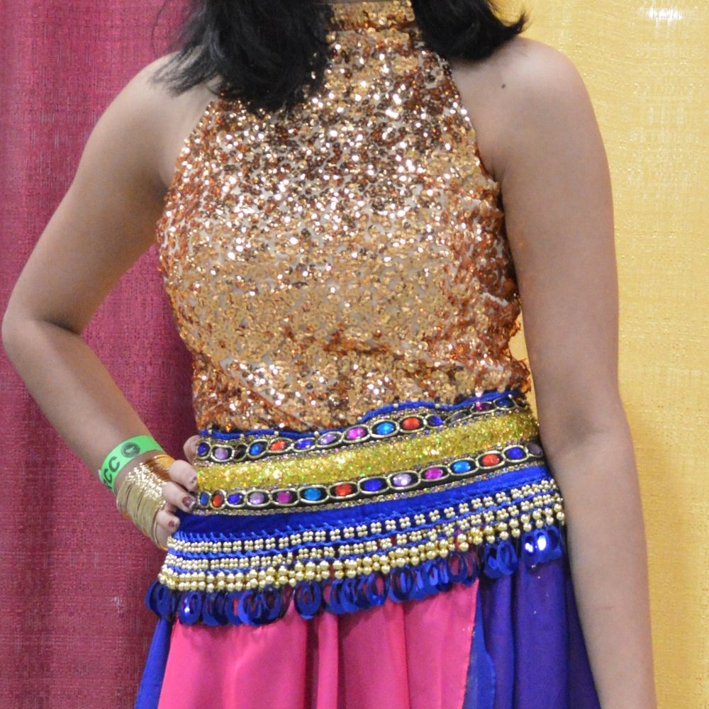 *** COMPLETE BOHO DANCE COSTUME NEW + FREE GIFT***